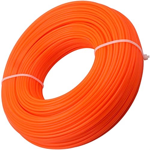 Image of Zeqeey Heavy Duty Trimmer Line, Universal Nylon Grass Strimmer Line 2.4mm x 100m Round Weed Trimmer String Wire Cord, 0.095 inch - 328ft