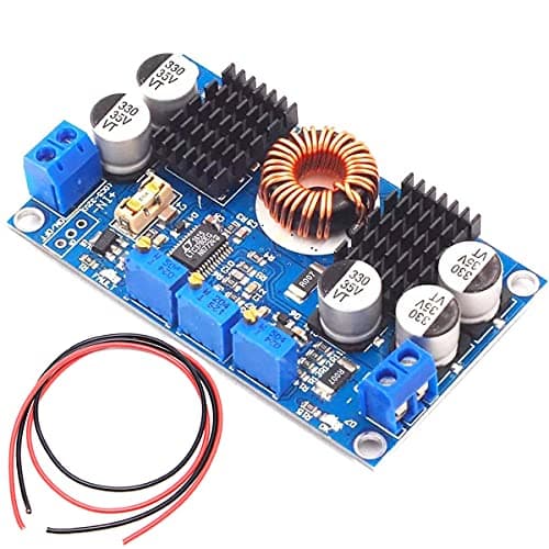 Image of Youmile LTC3780 voltage regulator module DC 5V-32V to 1V-30V 10A Constant Voltage Current Automatic Converter Step Up Down Regulator Charging Module with Cable