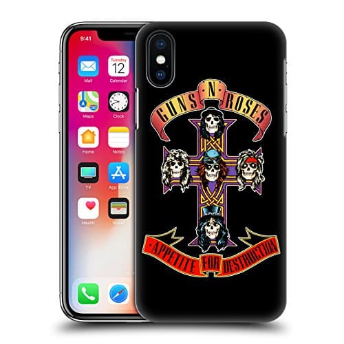 Image of Head Case Designs Officially Licensed Guns N' Roses Appetite For Destruction Key Art Hard Back Case Compatible With Apple iPhone X/iPhone XS