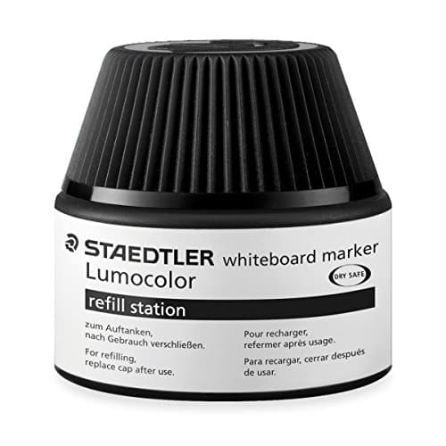 Image of STAEDTLER Lumocolor Refill Station for Lumocolor Whiteboard Marker 351 - Black Ink (1 x 20ml Pigment-based Refill Station)