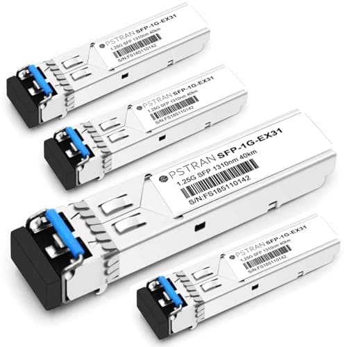 Image of OPSTRAN 1000BASE-EX SFP Optical Transceiver Module Compatible with TRENDnet TEG-MGBS40 1310nm 40km DDM Duplex LC SMF 4 Pack