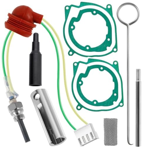 Image of 10PCS 12V/24V Diesel Heater Glow Plug Repair Kit – Ceramic Glow Ignition Plugs with Filter & Removal Tool, 5KW/8KW Parking Heater Accessories, Compatible with Eberspacher D2/D4/D4S and Webasto