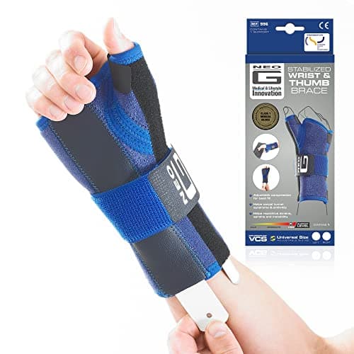 Image of Neo-G Wrist and Thumb Support Stabilized – Carpal Tunnel Splint – Wrist Support for Arthritis, Tendonitis, Joint Pain - Wrist Brace Adjustable Compression Hand Support Right Hand