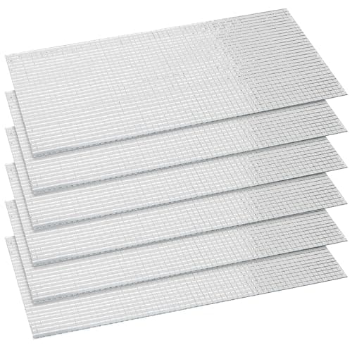 Image of Pllieay 10800Pcs Silver Self Adhesive Mosaic Tiles, Glass Mirror Pieces Square Mirror Mosaic Stickers for Disco Ball Craft, Disco Stickers, Home Decoration(5x5 mm, Silver)