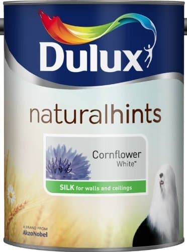 Image of Dulux Silk Cornflower White 2.5L by Dulux