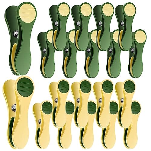 Image of Fabsome Clothes Pegs for Washing Line, Pack of 20 Strong Grip Non Slip Washing Pegs, Soft Grip Long Lasting Plastic Laundry Pegs with Rubber Pad (Bright Colour, 20 Pcs)