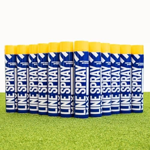 Image of FORZA Line Spray MAX [YELLOW] 750ml Spray Paint (Pack of 1, 6, or 12) | Brighter Lines & Longer Lasting Cans! Quick Dry Aerosol Spray – for ANY line marking on Roads or Grass! (12)