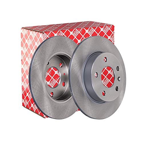Image of febi bilstein 17213 Brake Disc Set (2 Brake Disc) rear, full, No. of Holes 5