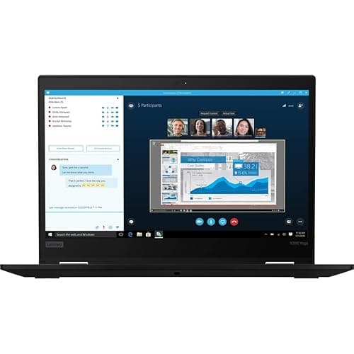 Image of Lenovo ThinkPad X390 Yoga Hybrid 2-in-1 Convertible FHD Laptop - Core i7 8665U (4 Core), 16GB DDR4, 1TB SSD, WIFI 6 & BT 5.1, Intel UHD Graphics, Free upgrade to Windows 11 Pro – 20NN002NUK (Renewed)