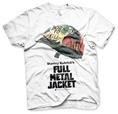 Image of Full Metal Jacket Officially Licensed Poster Allover T-Shirt (White), Large