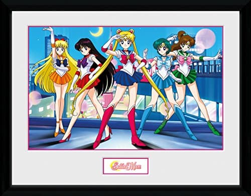 Image of GB eye Sailor Moon Group 30 x 40cm Framed Collector Print