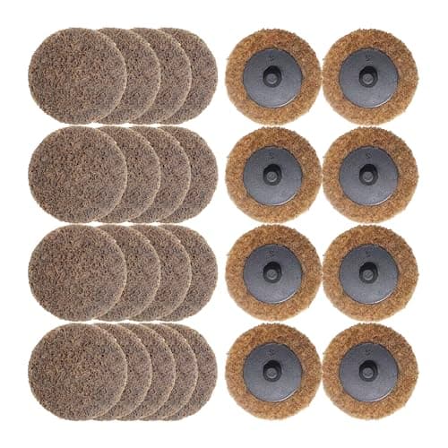 Image of Merryland Surface Conditioning Disc 50mm for Die Grinder, 50 mm Coarse Quick Change Disc 25 Pack, Sanding Disc Nylon Non-Woven Disc Paint Rust Metal Steel Iron Universal, DGTAA25C1
