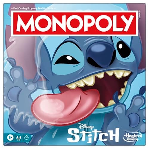 Image of Monopoly Disney Stitch Edition Board Game - English Version