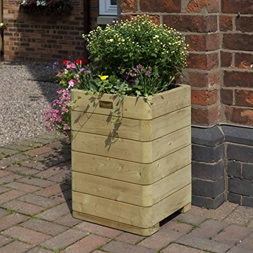 Image of Rowlinson Marberry Square Tall Planter