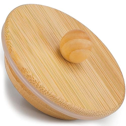 Image of Bamboo Lid for Chemex Coffee Makers 3/6/8/10 Cup, Innovative Design, Made of Natural Bamboo