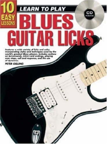 Image of Learn to Play Blues Guitar Licks: Blues Guitar Licks Bk/CD (10 Easy Lessons Teach Yourself)