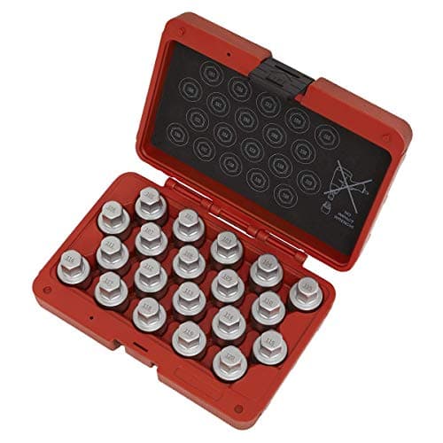 Image of Sealey SX214 20pc Locking Wheel Nut Key Set - Vauxhall-A