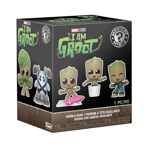 Image of Funko Mystery Mini - Marvel - Guardians Of the Galaxy - 1 Of 12 to Collect - Styles Vary - Groot Shorts - Collectable Vinyl Figure - Gift Idea - Official Merchandise - Toys for Kids & Adults