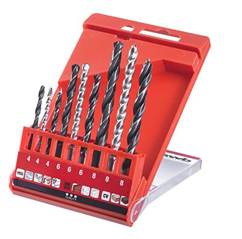 Image of kwb Combi Tube Set - Drill Set, 9-Piece for Metal, Stone and Wood