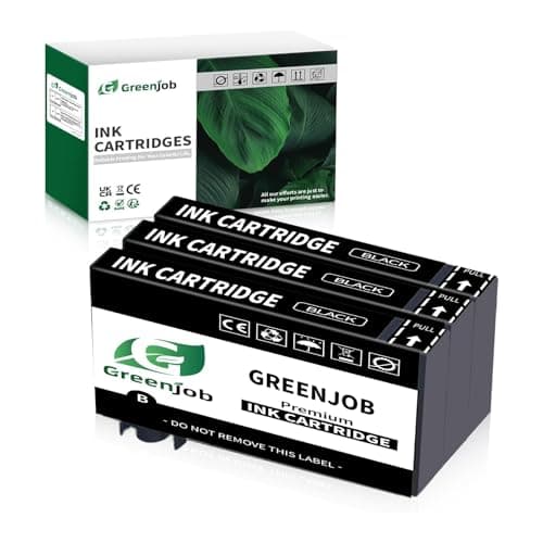 Image of Greenjob Compatible 405XL Black Ink Cartridges Replacement for Epson 405 XL Compatible with Workforce Pro WF-3820 WF-4820 WF-7310 WF-7830 WF-7835 WF-7840 WF-3825 WF-4825 WF-4830 Printer (3-Black)
