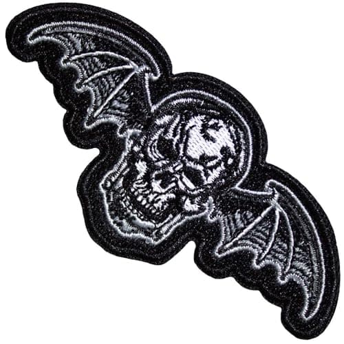 Image of Avenged Sevenfold Deathbat Cut-Out Woven Patch One Size