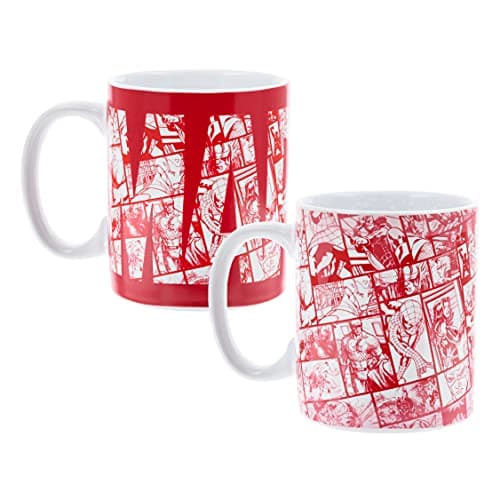 Image of Paladone Marvel Logo Heat Change Mug | Officially Licensed Superhero Merchandise, Multicolored, PP7979MC