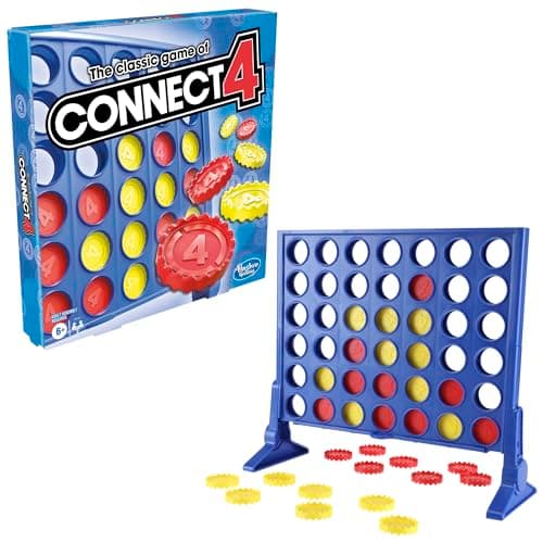 Image of Connect 4 Strategy Board Game, Games for Kids Aged 6+, 4 in a Row