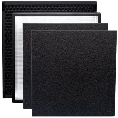 Image of FYRIXY Replacement Filters Compatible with Fellowes AeraMax Pro AM3 & AM4, Includes High-Efficiency Particle & Activated Carbon Filters with 2 Pre-Filters