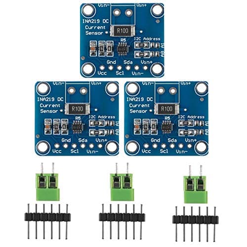 Image of ALMOCN 3Pcs INA219 I2C IIC Interface Bidirectional DC Current Power Supply Sensor Breakout Module Power Monitoring Sensor for Arduino Raspberry Pi