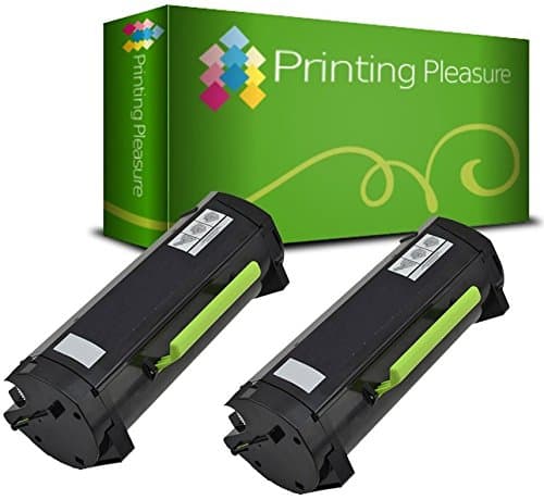 Image of Twin-Pack 51B00A0 51B2000 Black Compatible Toner Cartridges for use in Lexmark MS317dn, MX317dn, MS417dn, MX417de, MS517dn, MX517de, MS617dn, MX617de