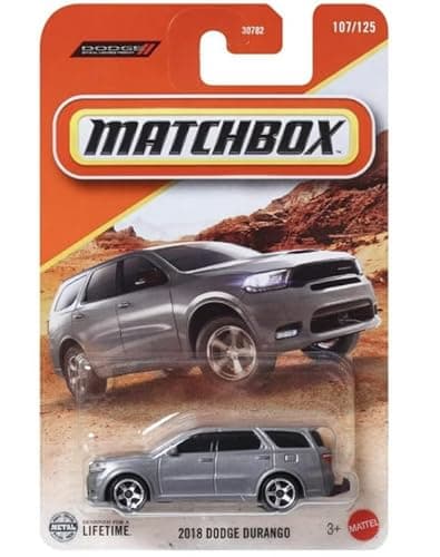 Image of Matchbox 2018 Dodge Durango [Silver] 107/125, 1:64 Scale Diecast Toy Vehicle