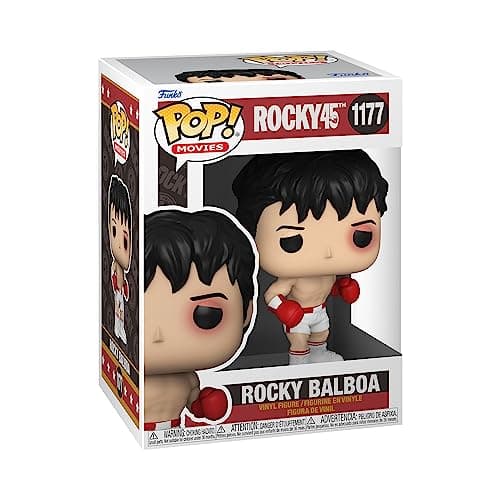 Image of Funko Pop! Movies: Rocky 45th - Rocky Balboa - Amazon Exclusive - Collectable Vinyl Figure - Gift Idea - Official Merchandise - Toys for Kids & Adults - Movies Fans - Model Figure for Collectors