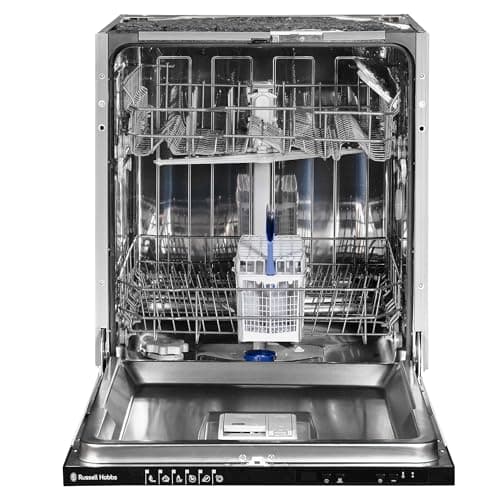 Image of Russell Hobbs Built-In Dishwasher, Class D, 13 Place Settings, 6 Wash Programs, 19-Hour Delay Start, Half Load Function, Auto Door Release and Info LED, RH60BIDW01D2