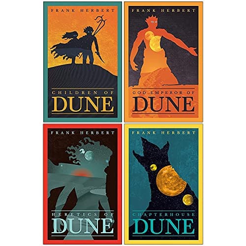 Image of Frank Herbert Dune Series Collection 4 Books Collection Set (Children Of Dune, God Emperor Of Dune, Heretics Of Dune, Chapter House Dune)