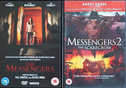 Image of MESSENGERS 1-2 COMPLETE COLLECTION / 1. THE MESSENGERS / 2. MESSENGERS 2 - THE SCARECROW = ULTIMATE 2x DVD UK SET