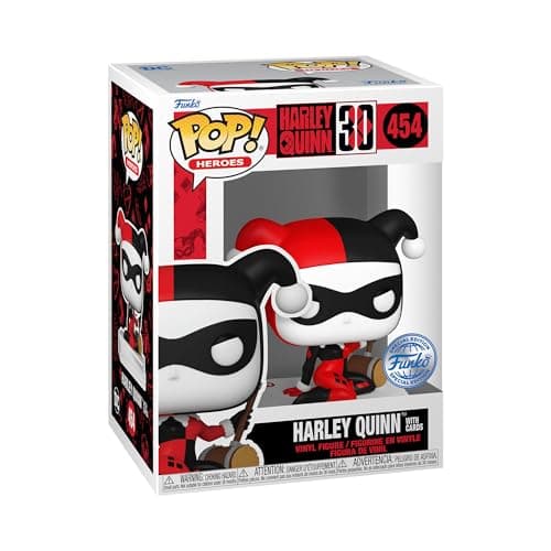 Image of Funko POP! Heroes: DC - Harley Quinn with Cards - DC Comics - Collectable Vinyl Figure - Gift Idea - Official Merchandise - Toys for Kids & Adults - Movies Fans - Model Figure for Collectors