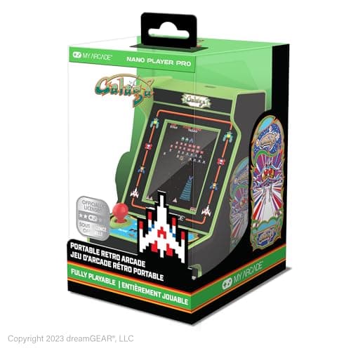 Image of My Arcade DGUNL-4197 Galaga/Galaxian Nano Player Pro Portable Retro Arcade (2 GAMES IN 1)