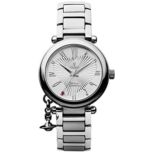 Image of Vivienne Westwood Orb Women's Quartz Watch with Silver Dial Analogue Display and Silver Stainless Steel Bracelet VV006SL