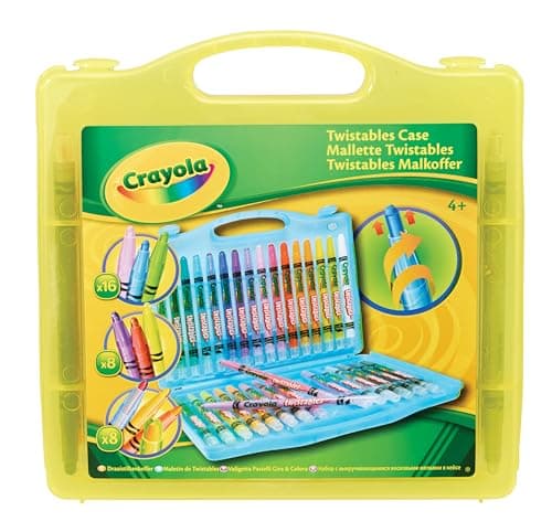 Image of Crayola Twistables Case (32 Pack) (Case colour may vary - Purple, Blue, Yellow)