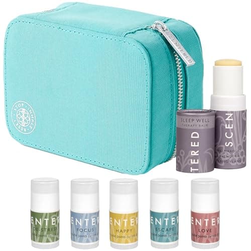 Image of Scentered Aromatherapy Gift Set, Roll On Essential Oil Balms for Sleep, Stress-Relief, Focus, Mood Boost, Calm & Emotional Balance - Relaxing Gifts for Women - Daily Ritual
