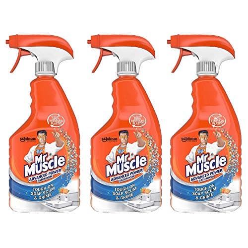 Image of Mr Muscle Advanced Power Bathroom & Toilet 750ml - Orange (Pack of 3)