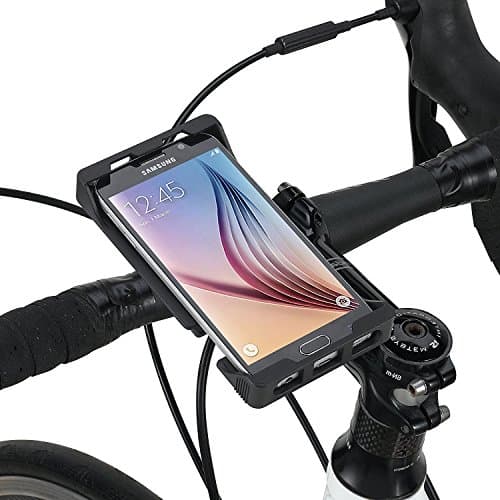 Image of TIGRA SPORT FitClic MountCase Universal 6 Shock and Impact Proof Bike Kit for Smartphones Up to 6 Inch Screen Size, Black