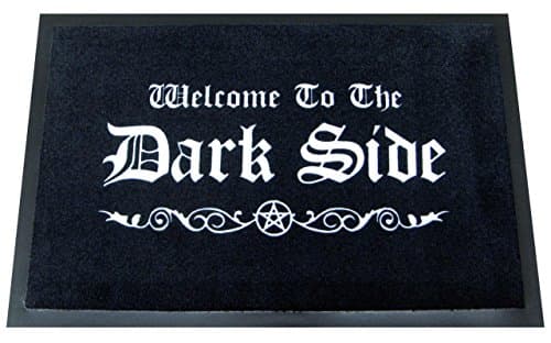 Image of Close Up WELCOME TO THE DARK SIDE DOORMAT