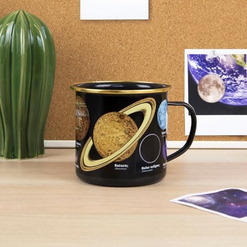 Image of Ecologie Multi Species Fish Enamel Mug, Tin, White, One Size GR270027
