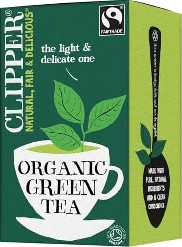 Image of Clipper Organic Pure Green Tea Bags, Box of 40 Teabags | Uplifting Antioxidant-Rich Daily Wellness | Unbleached & Biodegradable