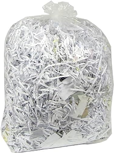 Image of 50 x Clear 90L Heavy-Duty (40 Micron / 160 Gauge) 100% Recycled Alina Coloured Refuse Sack/Polythene Dustbin Liner/Plastic Bin Bag / 90 Litre Garbage Bag