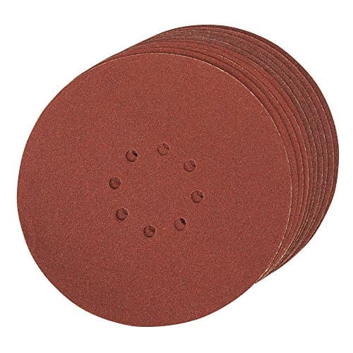 Image of Silverline 272756 Hook and Loop Discs Punched 225 mm 10pk 225 mm 80 Grit