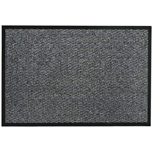 Image of SAFRI Grey Barrier Mat 50x80cm Indoor Outdoor Dirt Trapper Door Mat Non-Slip Entrance Rug Shoes Scraper Absorbent Carpet (50x80cm)