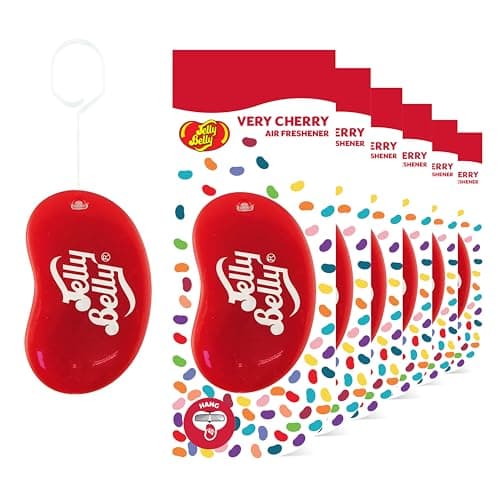 Image of Jelly Belly Very Cherry 3D Car Air Freshener 6 Pack