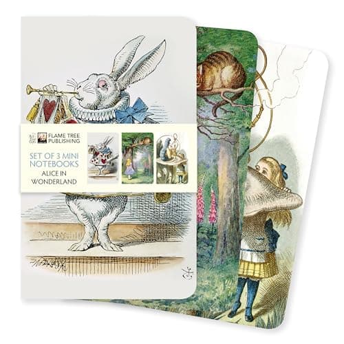 Image of Alice's Adventures in Wonderland Set of 3 Mini Notebooks (Mini Notebook Collections)